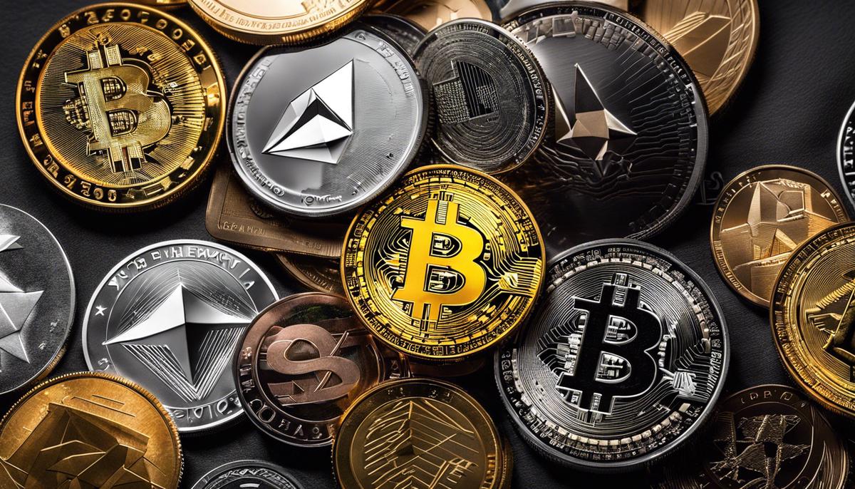 Image depicting a variety of cryptocurrencies