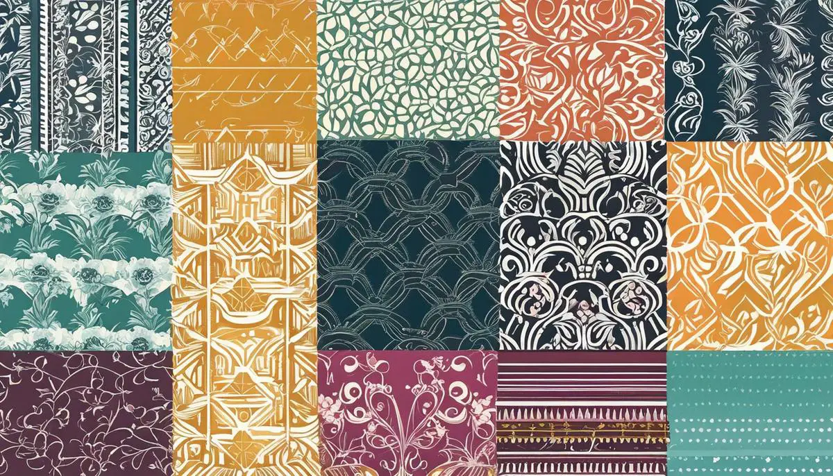 Various stock pattern examples