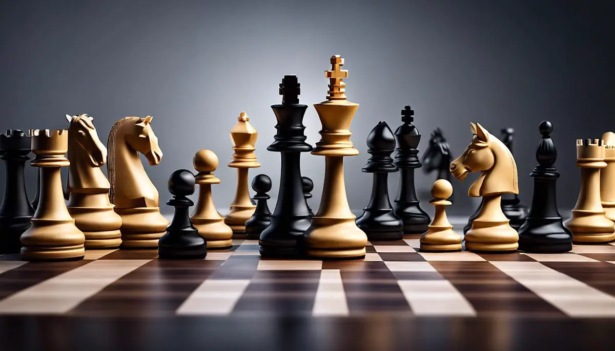 Image depicting a chessboard with pieces representing various investment strategies, symbolizing the need for adaptability and diversity in investments.