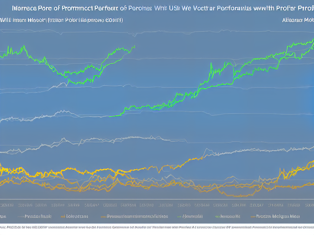 A graph showing the performance of a portfolio with and without the use of risk management techniques. As risk management is applied, the trend for the portfolio is seen to move upwards, showcasing the increase in profits.
