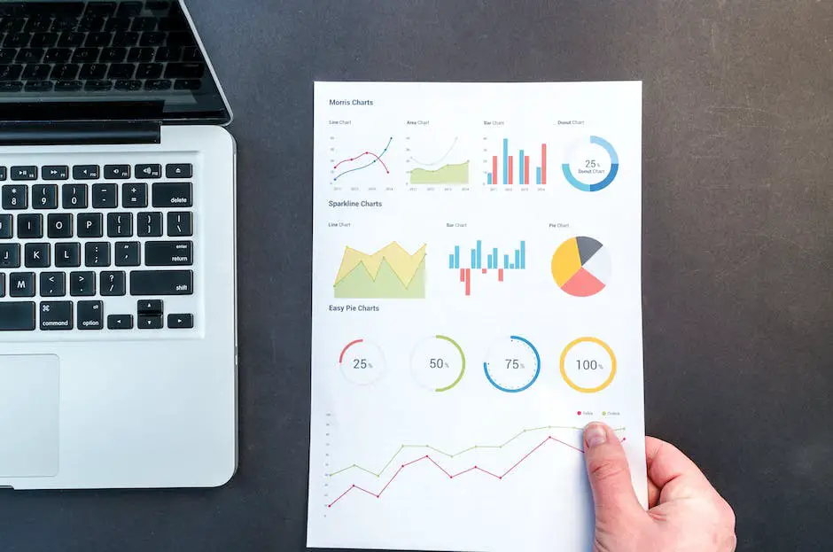 Image depicting the analysis of stocks with charts and financial data